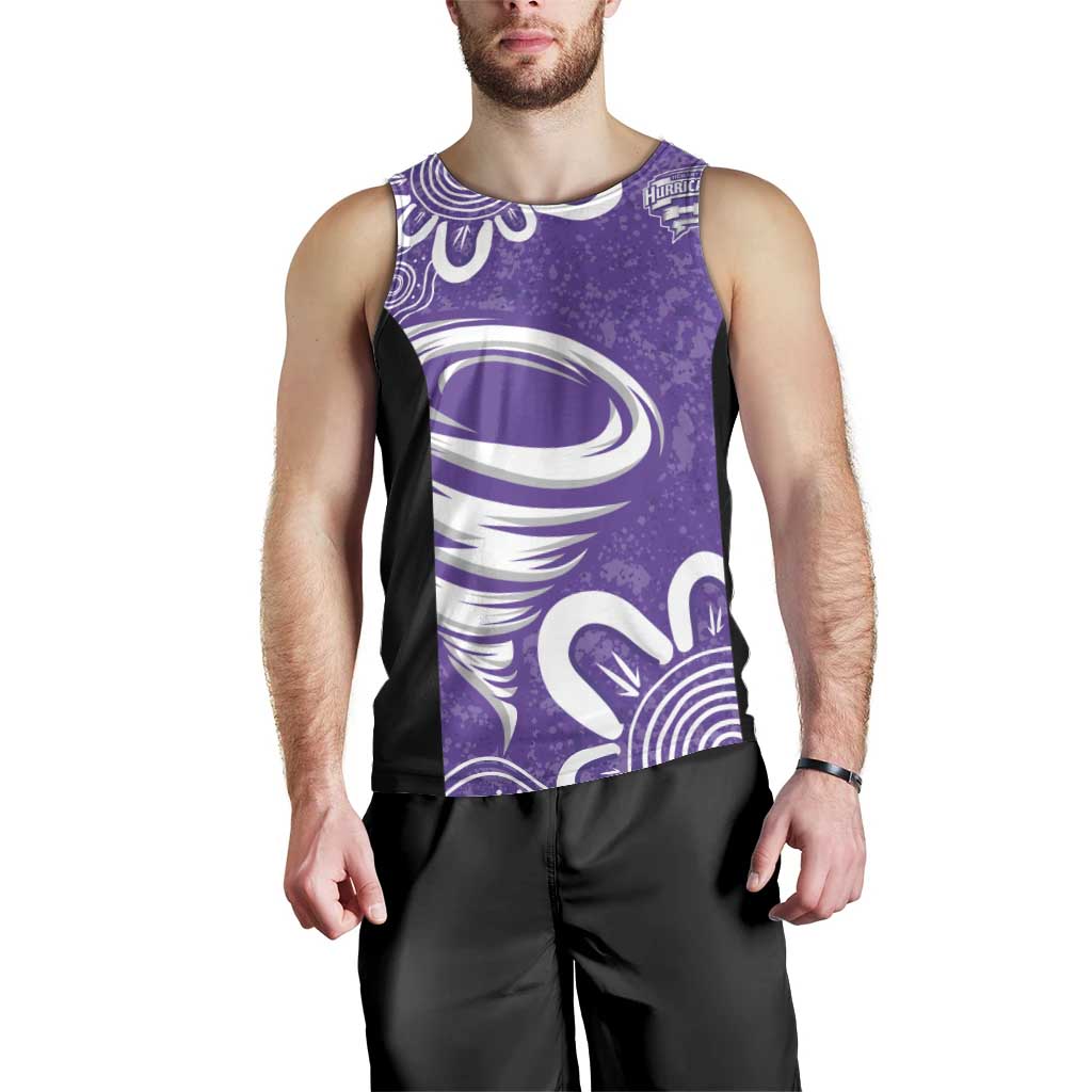 Hobart Hurricanes Custom Men Tank Top Minimalism Aboriginal - Vibe Hoodie Shop