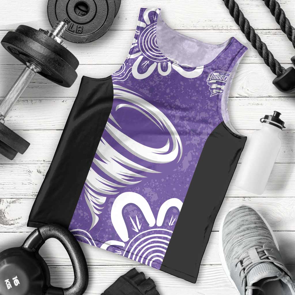 Hobart Hurricanes Custom Men Tank Top Minimalism Aboriginal - Vibe Hoodie Shop