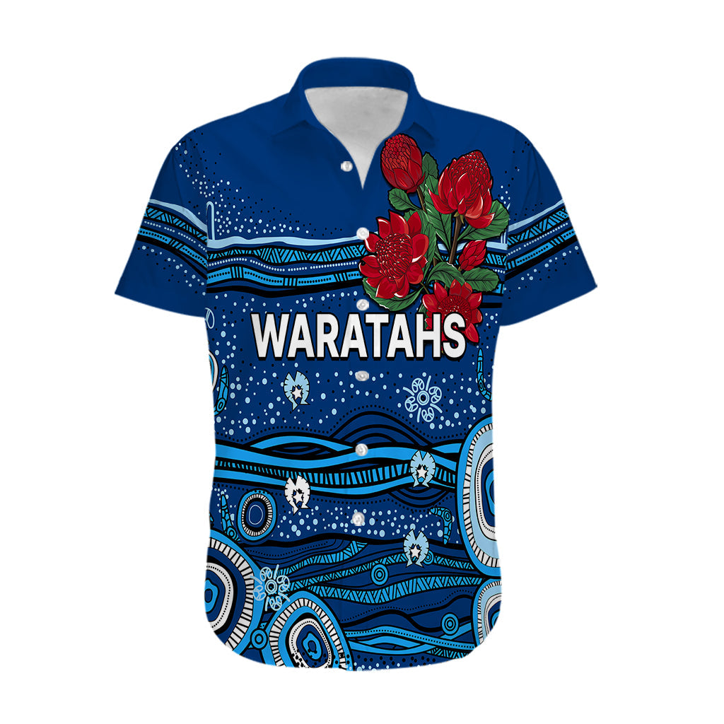 NSW Waratahs Rugby Hawaiian Shirt Aboriginal Indigenous - Vibe Hoodie Shop