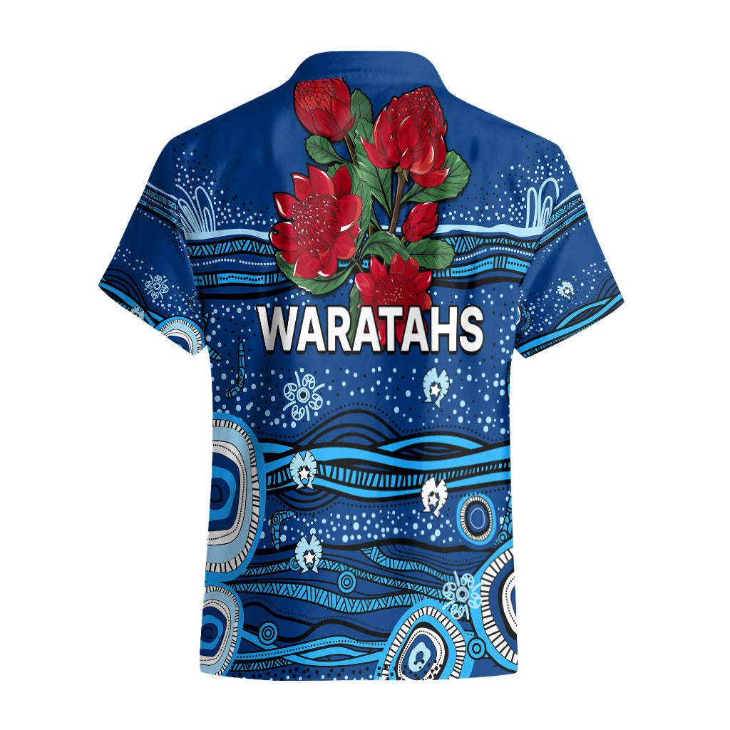 NSW Waratahs Rugby Hawaiian Shirt Aboriginal Indigenous - Vibe Hoodie Shop