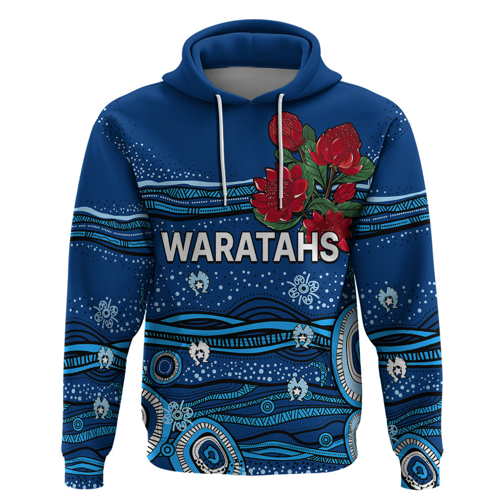 NSW Waratahs Rugby Hoodie Aboriginal Indigenous LT9 - Vibe Hoodie Shop