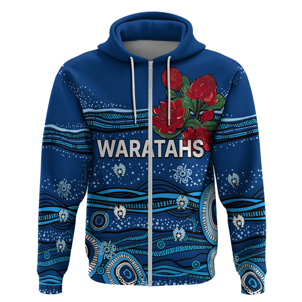 NSW Waratahs Rugby Hoodie Aboriginal Indigenous LT9 - Vibe Hoodie Shop
