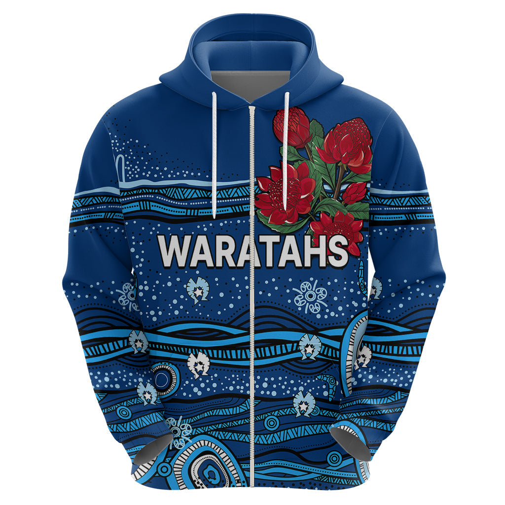 NSW Waratahs Rugby Hoodie Aboriginal Indigenous LT9 - Vibe Hoodie Shop