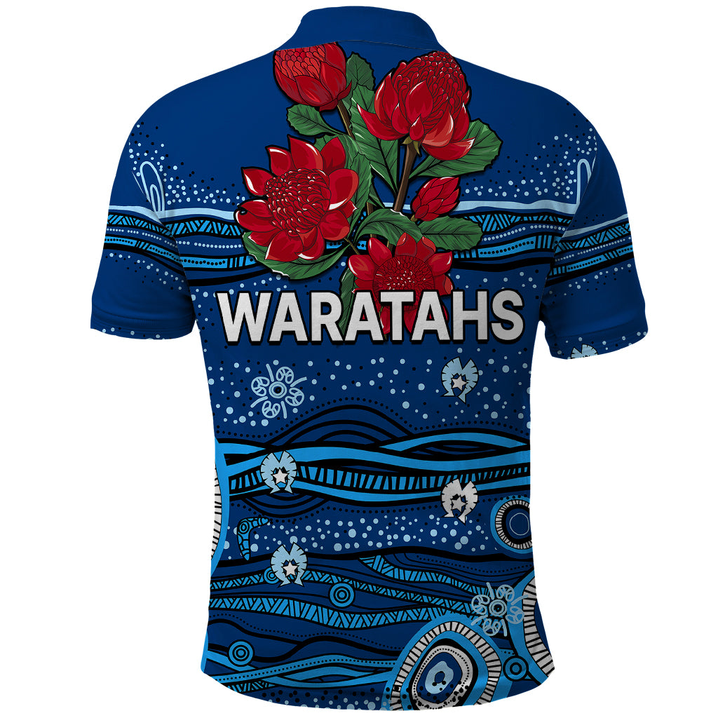 NSW Waratahs Rugby Polo Shirt Aboriginal Indigenous LT9 - Vibe Hoodie Shop