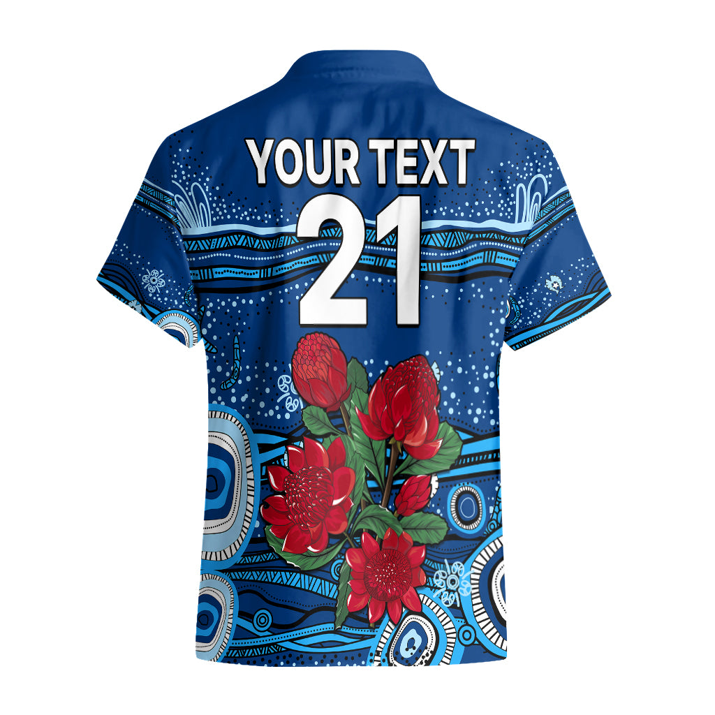 (Custom Text And Number) NSW Waratahs Rugby Hawaiian Shirt Aboriginal Indigenous - Vibe Hoodie Shop