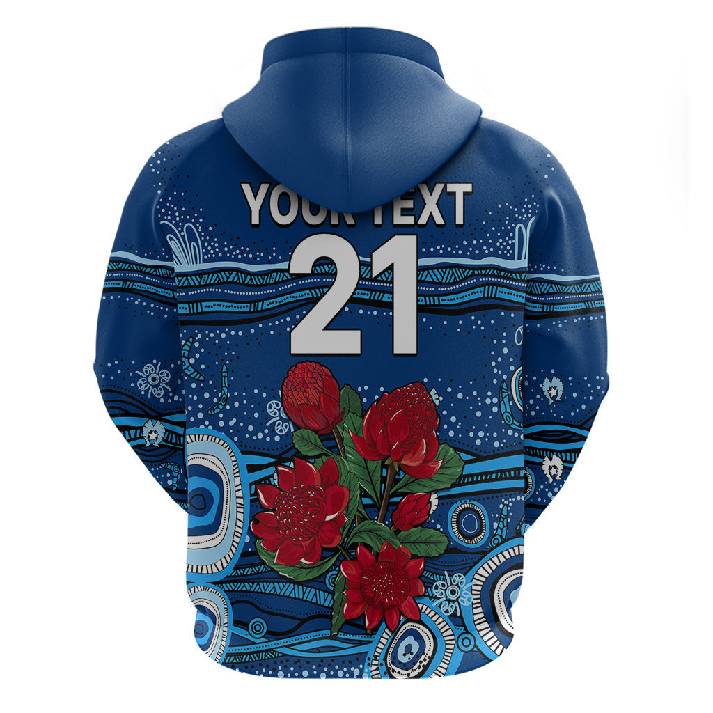 (Custom Text And Number) NSW Waratahs Rugby Hoodie Aboriginal Indigenous LT9 - Vibe Hoodie Shop