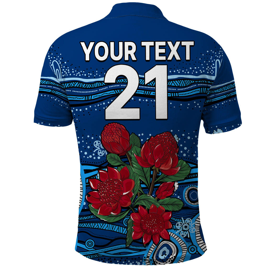 (Custom Text And Number) NSW Waratahs Rugby Polo Shirt Aboriginal Indigenous LT9 - Vibe Hoodie Shop