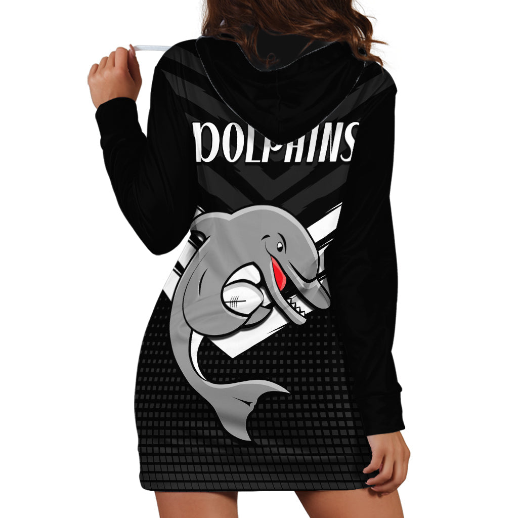 redcliffe-dolphins-rugby-hoodie-dress-simple-black-style