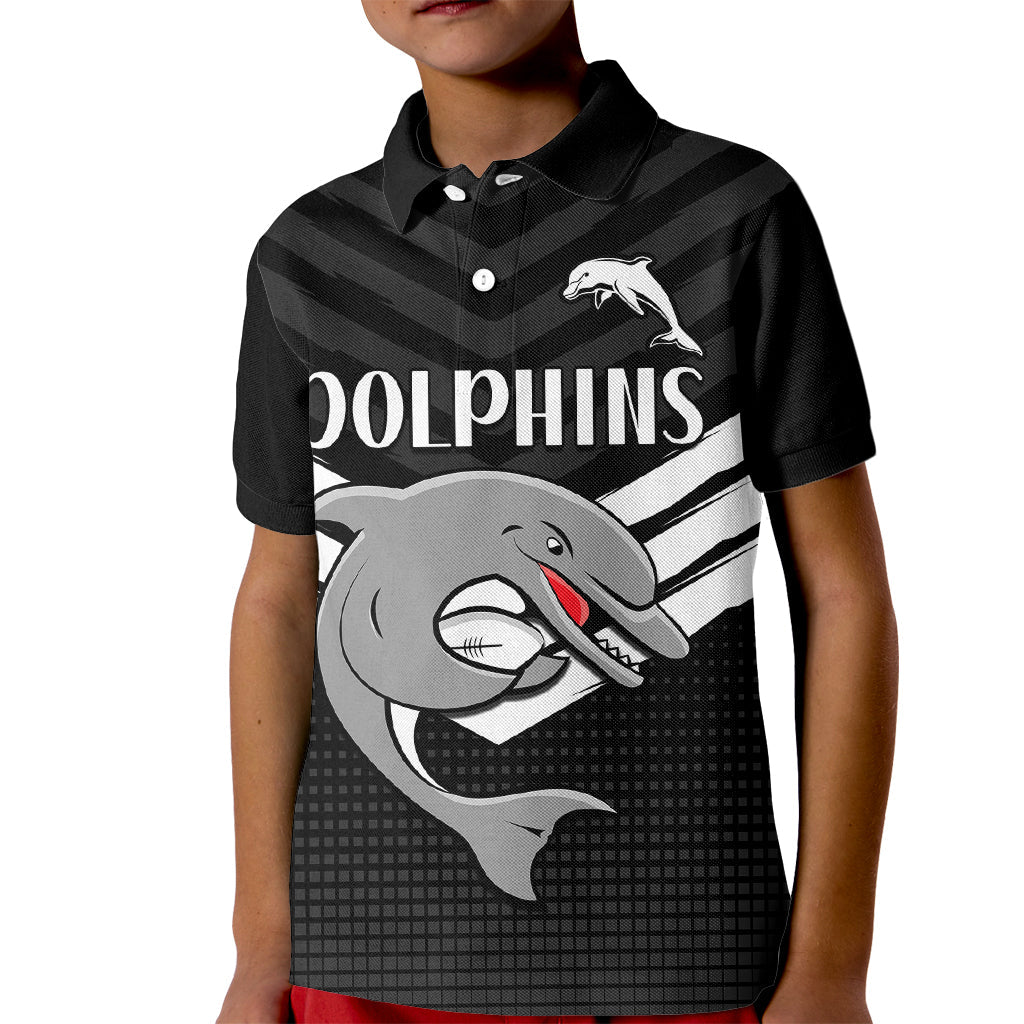 redcliffe-dolphins-rugby-kid-polo-shirt-simple-black-style