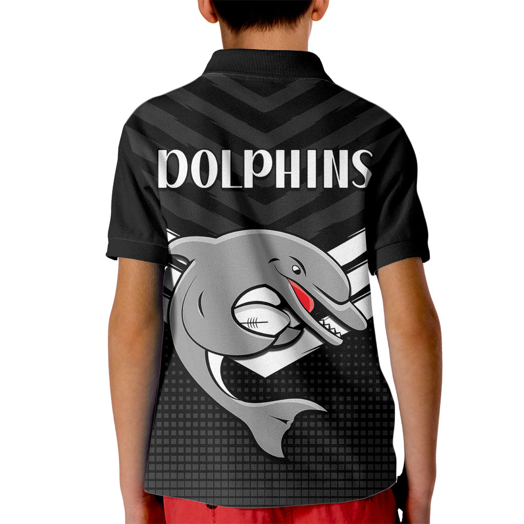 redcliffe-dolphins-rugby-kid-polo-shirt-simple-black-style