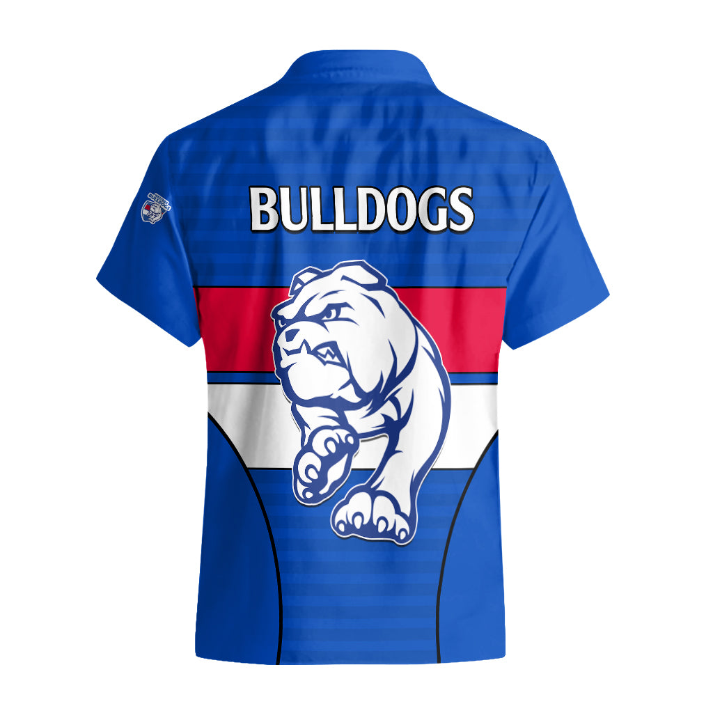AFL Bulldogs Football Hawaiian Shirt Simple Style 2023 - Vibe Hoodie Shop