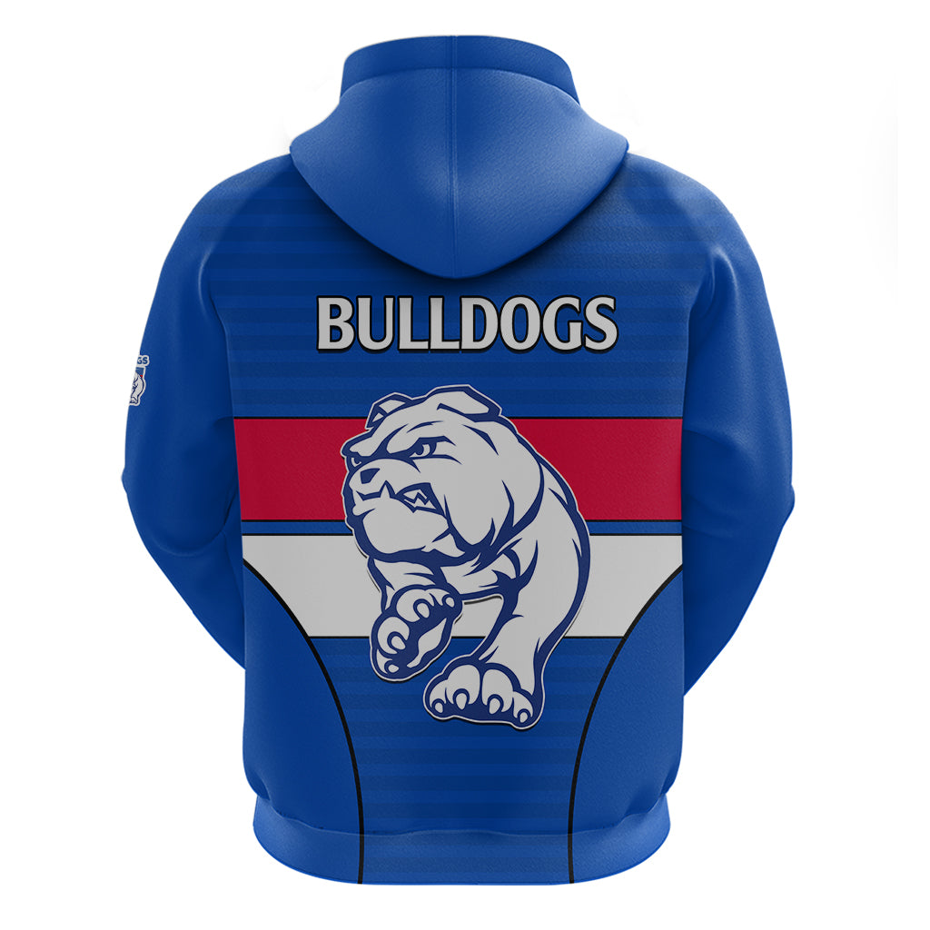 AFL Bulldogs Football Hoodie Simple Style 2023 LT9 - Vibe Hoodie Shop
