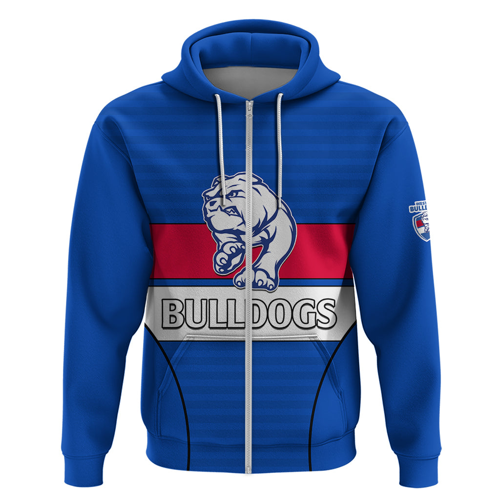 AFL Bulldogs Football Hoodie Simple Style 2023 LT9 - Vibe Hoodie Shop