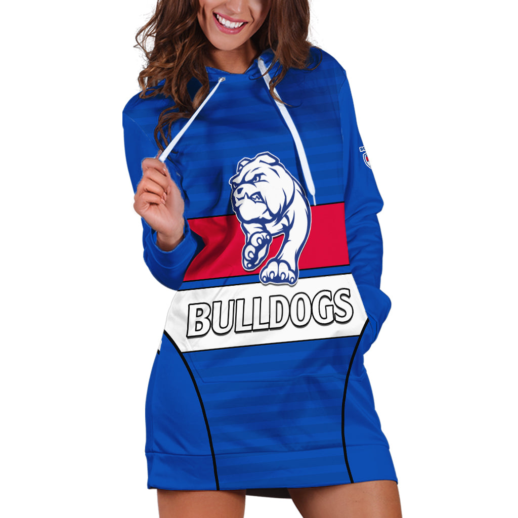 AFL Bulldogs Football Hoodie Dress Simple Style 2023 - Vibe Hoodie Shop