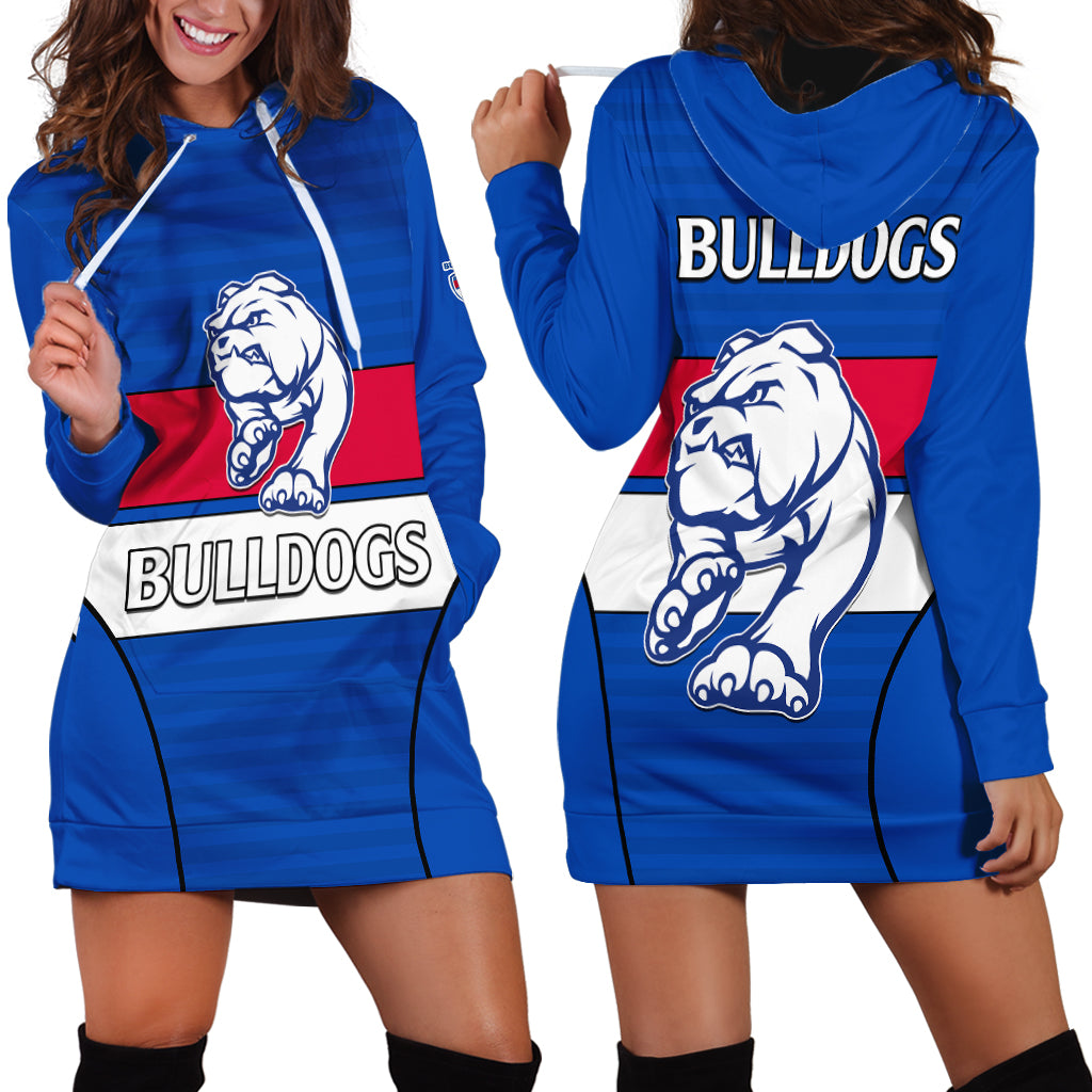 AFL Bulldogs Football Hoodie Dress Simple Style 2023 - Vibe Hoodie Shop