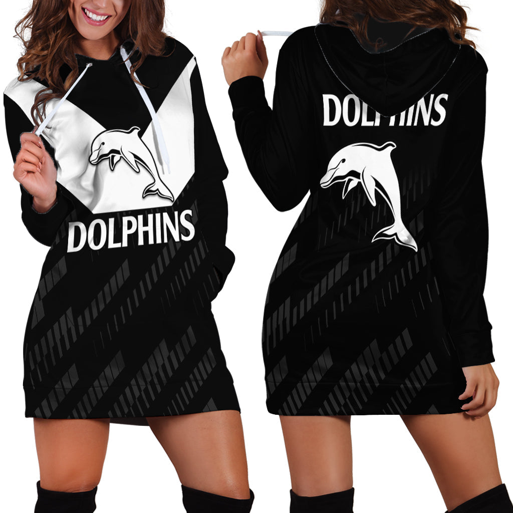 nrl-dolphins-rugby-hoodie-dress-simple-black-style-2023