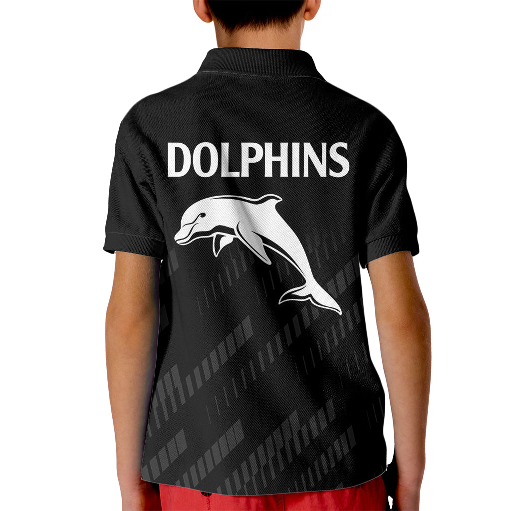 nrl-dolphins-rugby-kid-polo-shirt-simple-black-style-2023