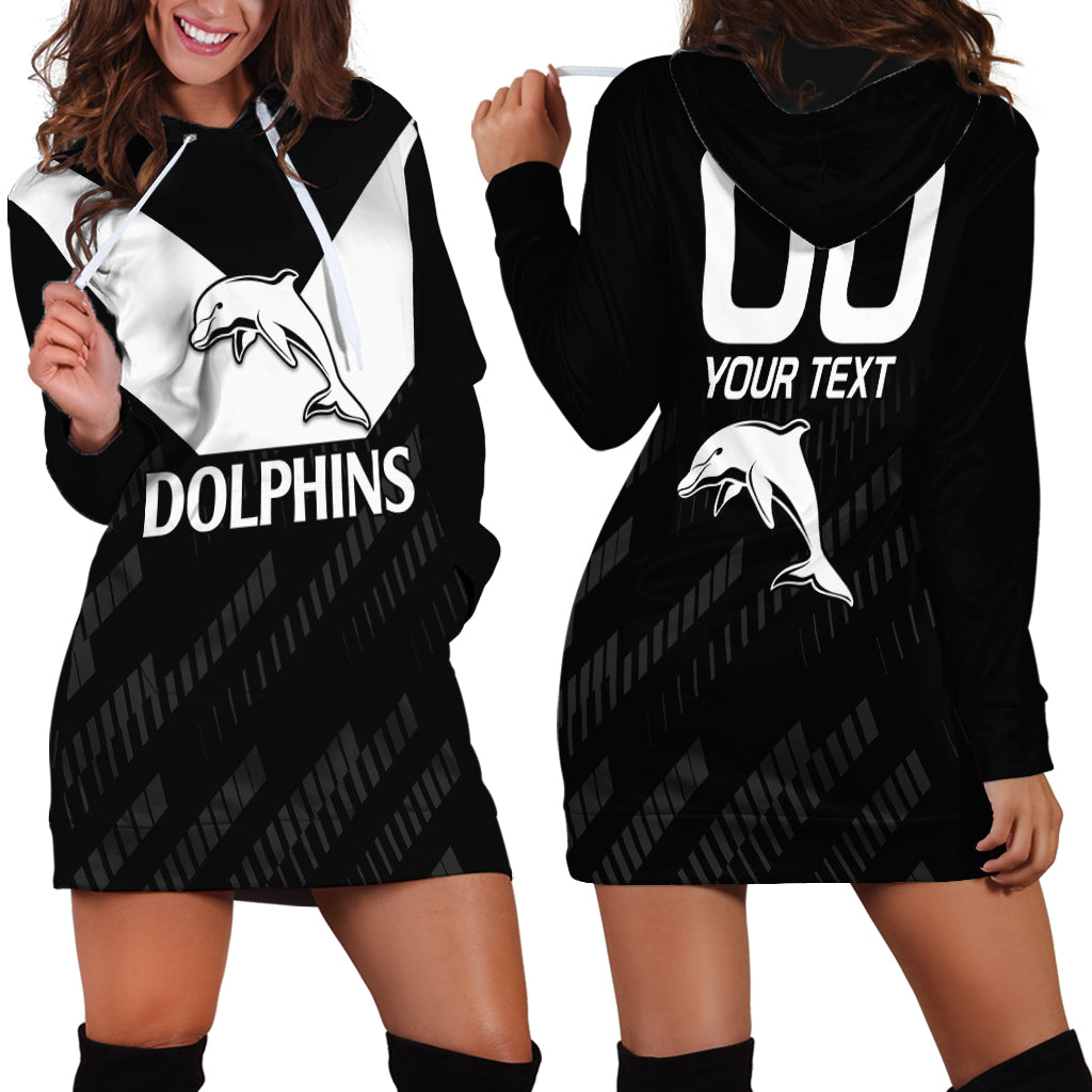 custom-text-and-number-nrl-dolphins-rugby-hoodie-dress-simple-black-style-2023