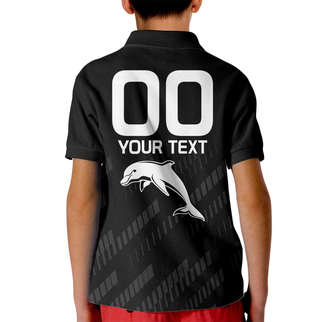 custom-text-and-number-nrl-dolphins-rugby-kid-polo-shirt-simple-black-style-2023