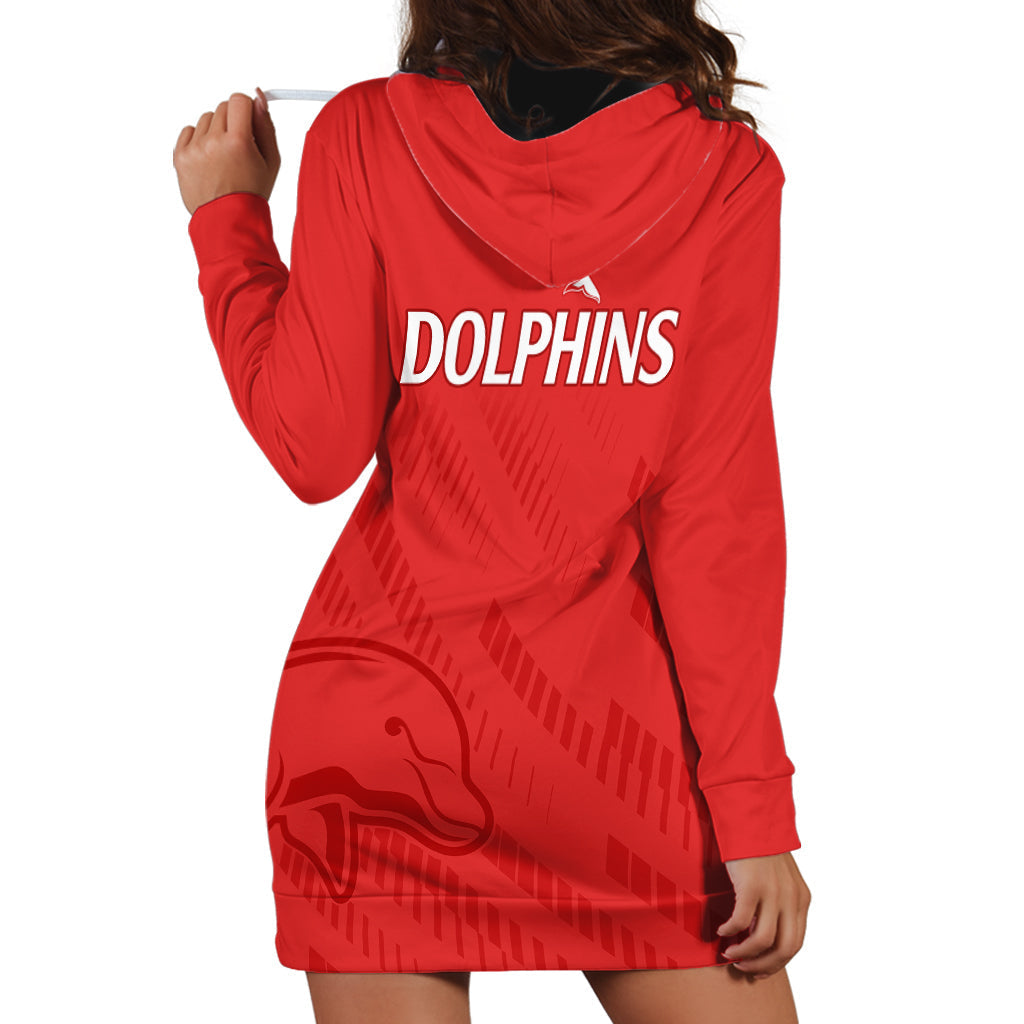 nrl-dolphins-rugby-hoodie-dress-simple-red-style-2023