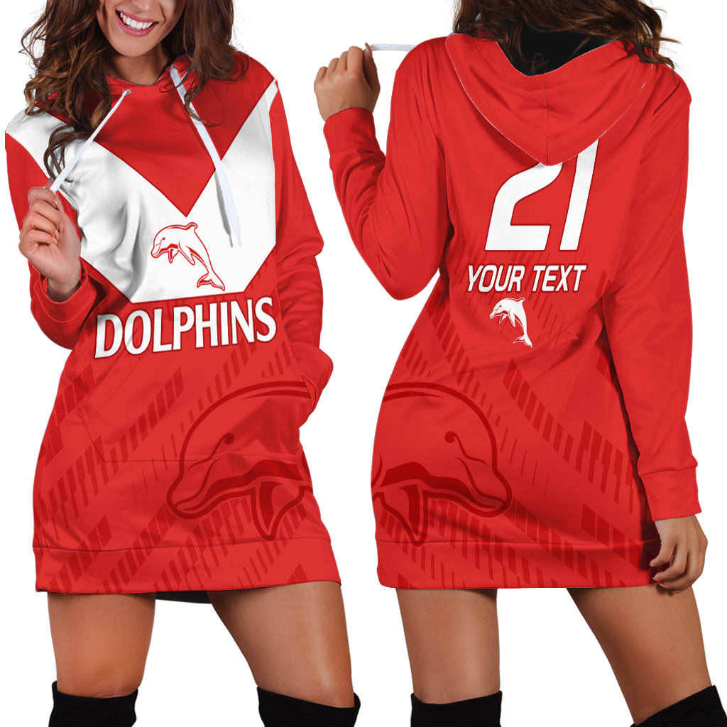 custom-text-and-number-nrl-dolphins-rugby-hoodie-dress-simple-red-style-2023