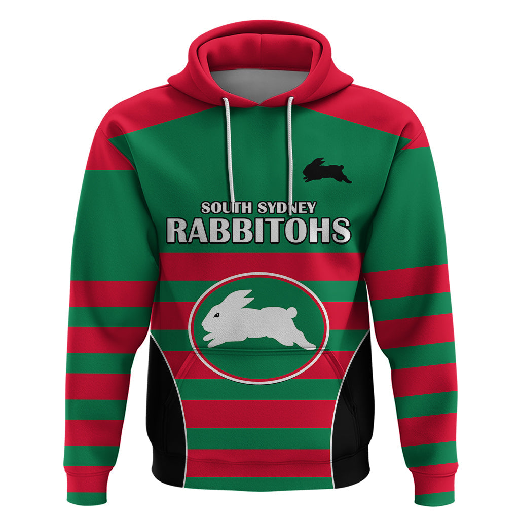 NRL Rabbitohs Rugby Hoodie Simple Style 2023 LT9 - Vibe Hoodie Shop