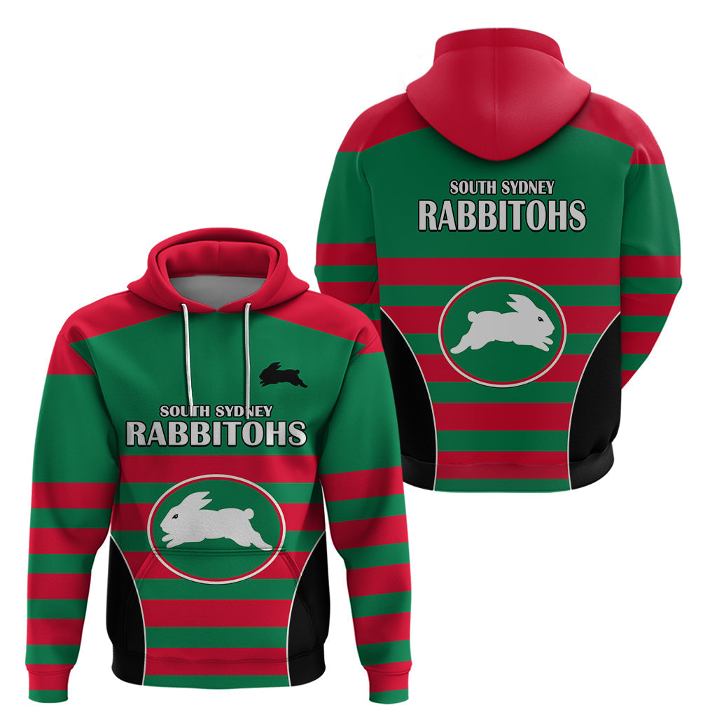 NRL Rabbitohs Rugby Hoodie Simple Style 2023 LT9 - Vibe Hoodie Shop