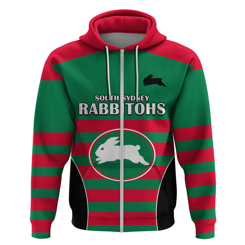 NRL Rabbitohs Rugby Hoodie Simple Style 2023 LT9 - Vibe Hoodie Shop