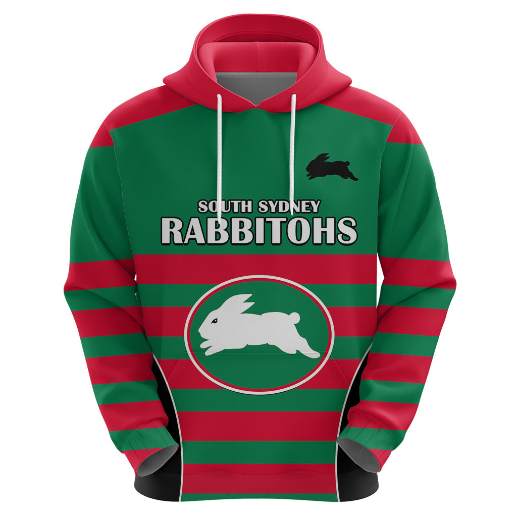 NRL Rabbitohs Rugby Hoodie Simple Style 2023 LT9 - Vibe Hoodie Shop