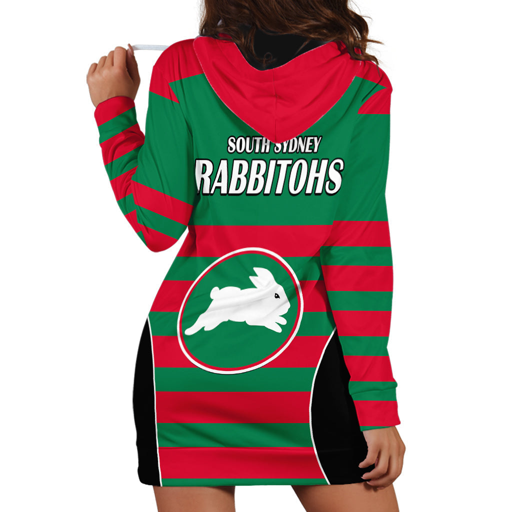 NRL Rabbitohs Rugby Hoodie Dress Simple Style 2023 - Vibe Hoodie Shop