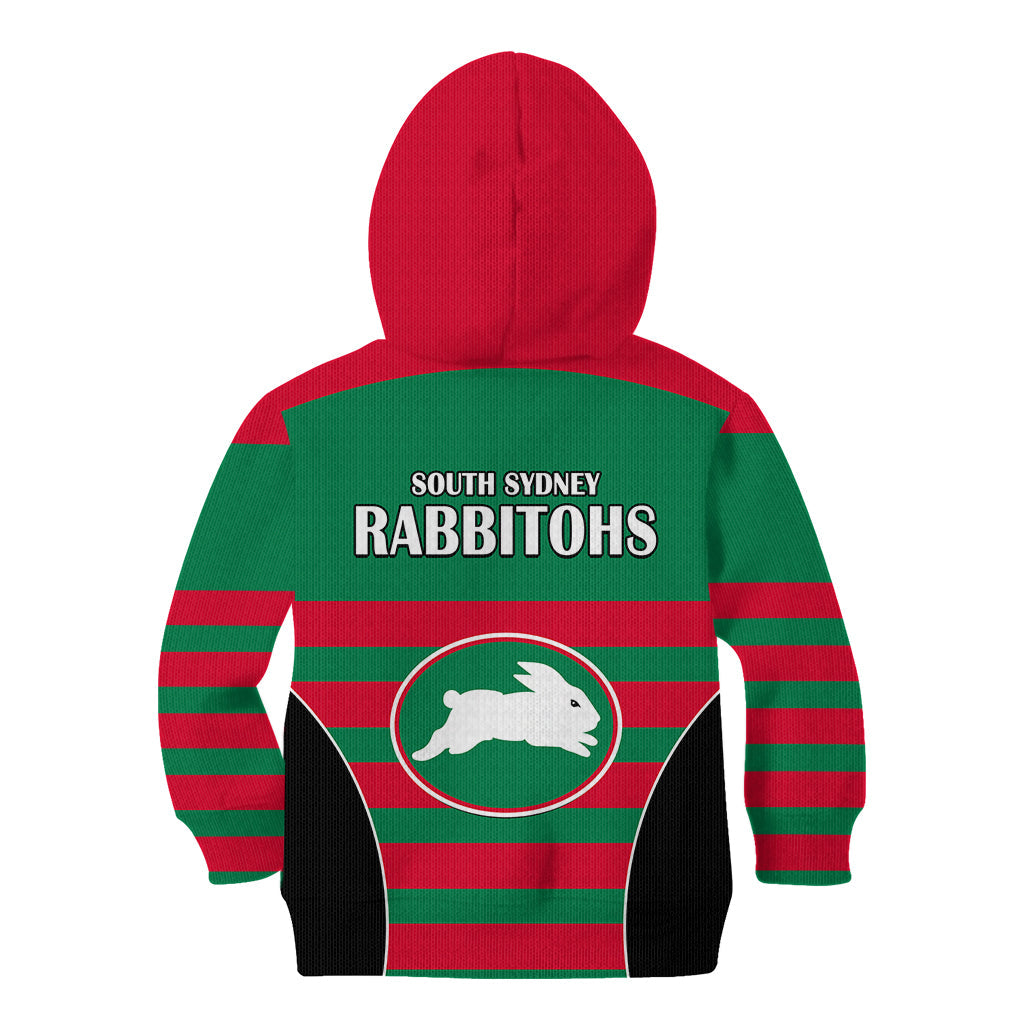 NRL Rabbitohs Rugby Kid Hoodie Simple Style 2023 - Vibe Hoodie Shop