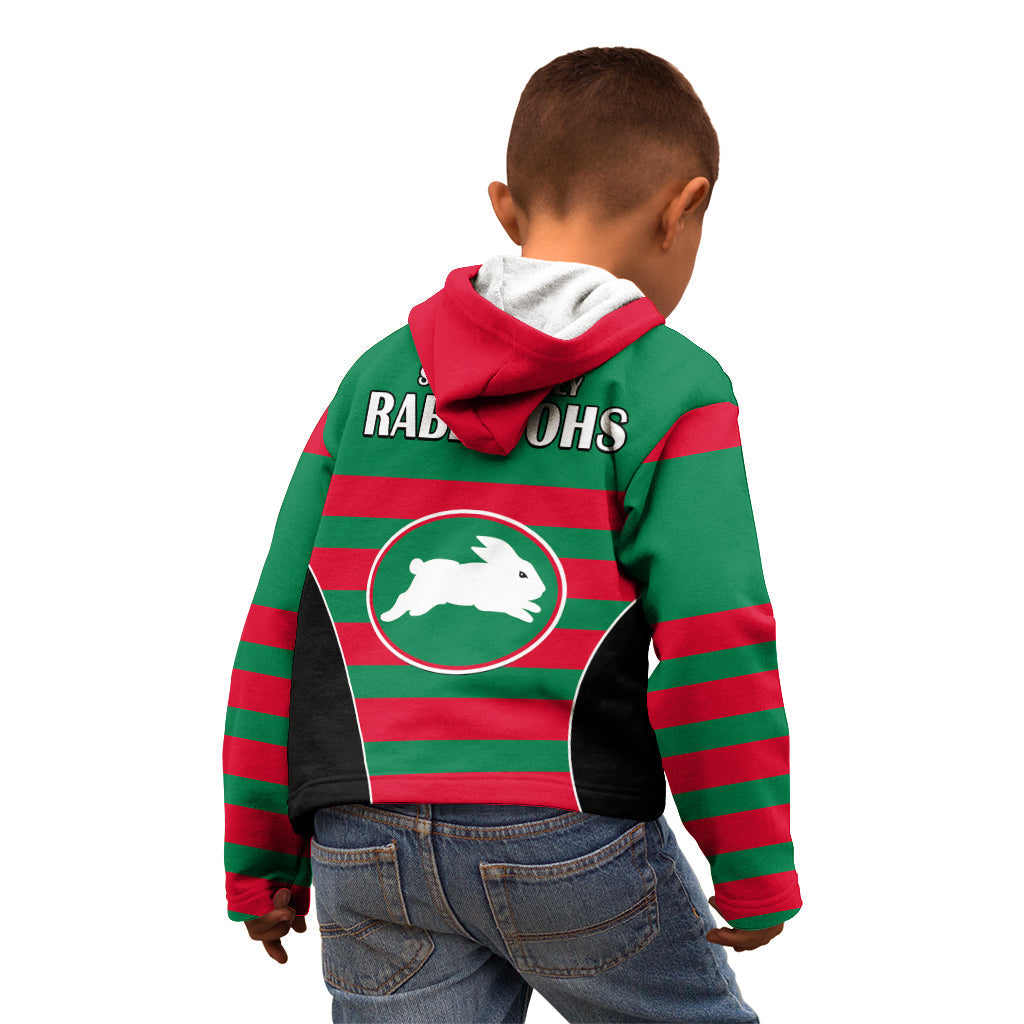 NRL Rabbitohs Rugby Kid Hoodie Simple Style 2023 - Vibe Hoodie Shop