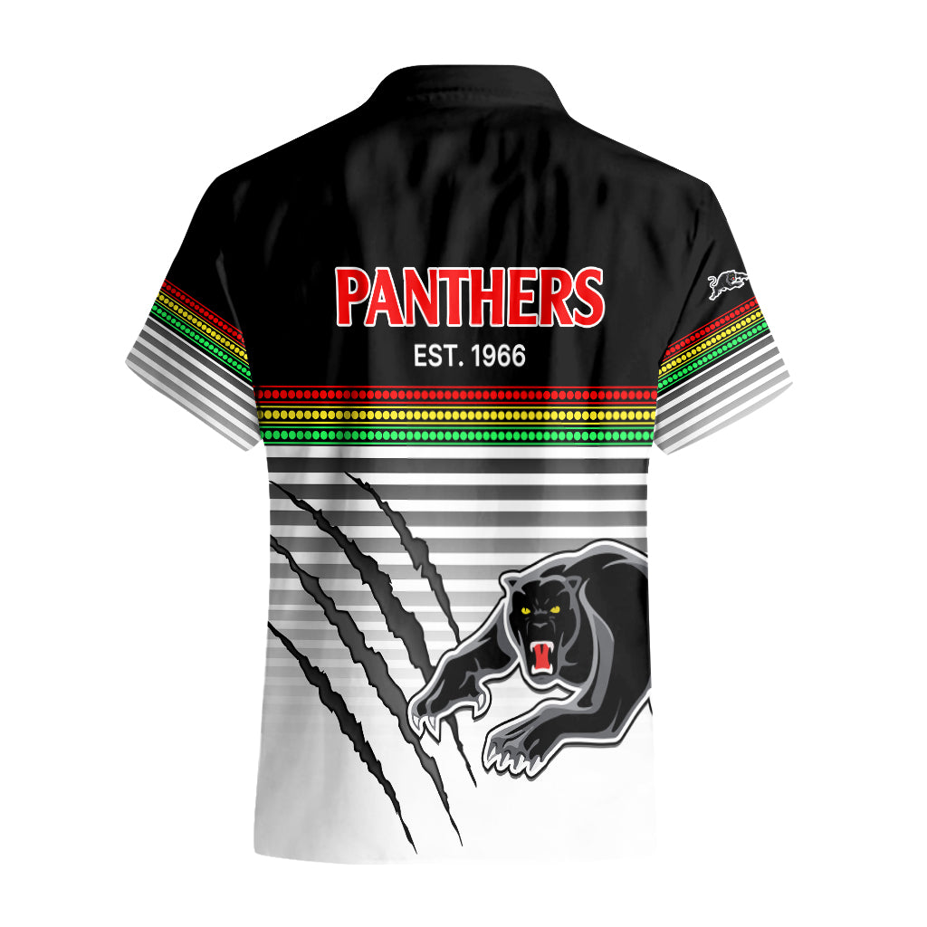 Penrith Panthers Rugby Hawaiian Shirt Authentic Permiers Black Version 2023 - Vibe Hoodie Shop