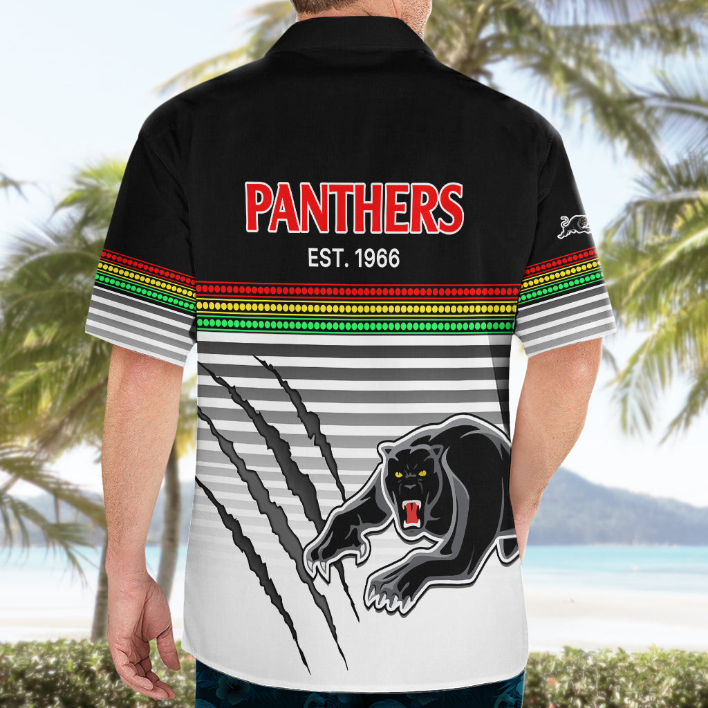 Penrith Panthers Rugby Hawaiian Shirt Authentic Permiers Black Version 2023 - Vibe Hoodie Shop