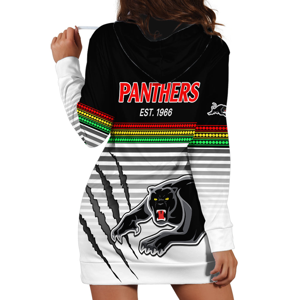 Penrith Panthers Rugby Hoodie Dress Authentic Permiers Black Version 2023 - Vibe Hoodie Shop