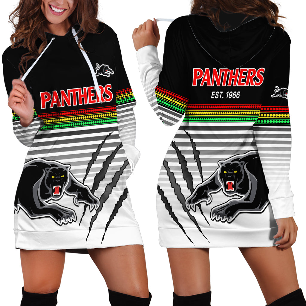 Penrith Panthers Rugby Hoodie Dress Authentic Permiers Black Version 2023 - Vibe Hoodie Shop