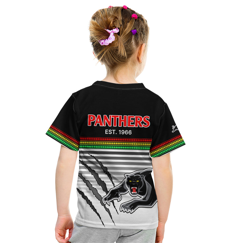 Penrith Panthers Rugby Kid T Shirt Authentic Permiers Black Version 2023 - Vibe Hoodie Shop