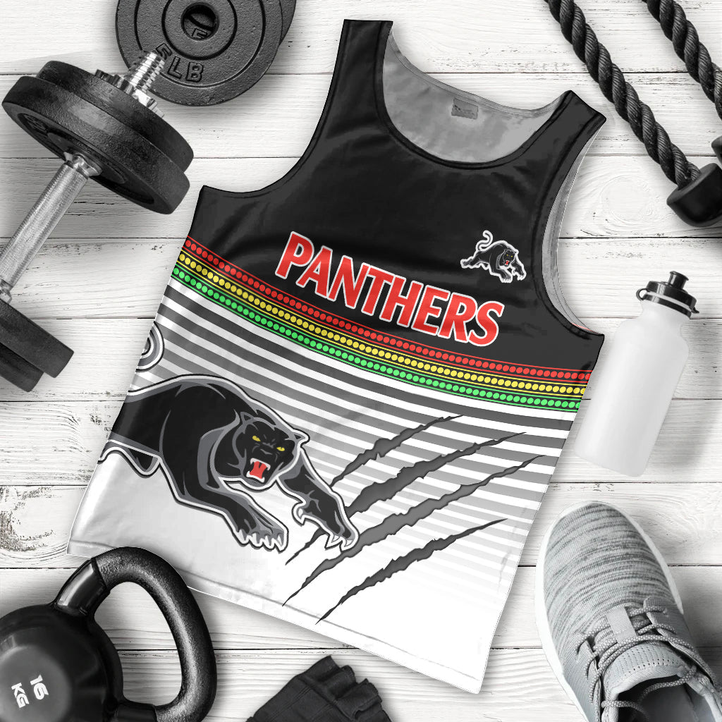 Penrith Panthers Rugby Men Tank Top Authentic Permiers Black Version 2023 - Vibe Hoodie Shop