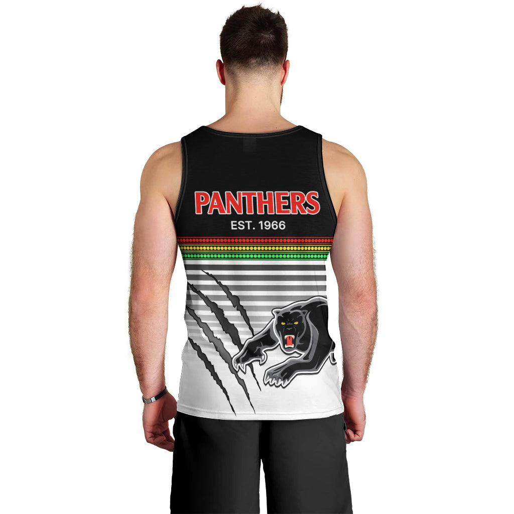 Penrith Panthers Rugby Men Tank Top Authentic Permiers Black Version 2023 - Vibe Hoodie Shop