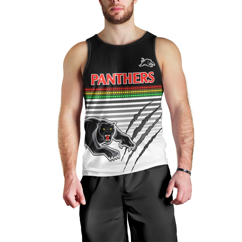 Penrith Panthers Rugby Men Tank Top Authentic Permiers Black Version 2023 - Vibe Hoodie Shop