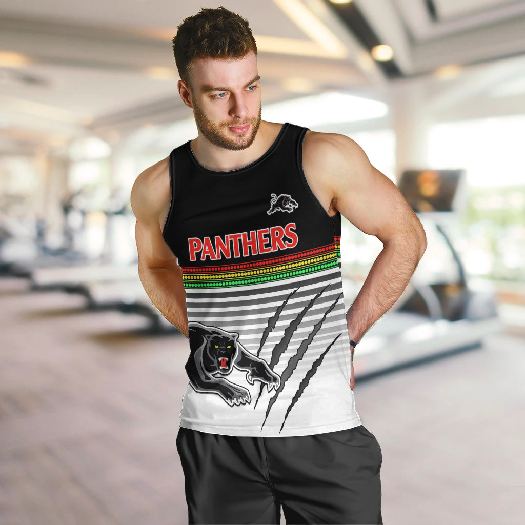 Penrith Panthers Rugby Men Tank Top Authentic Permiers Black Version 2023 - Vibe Hoodie Shop