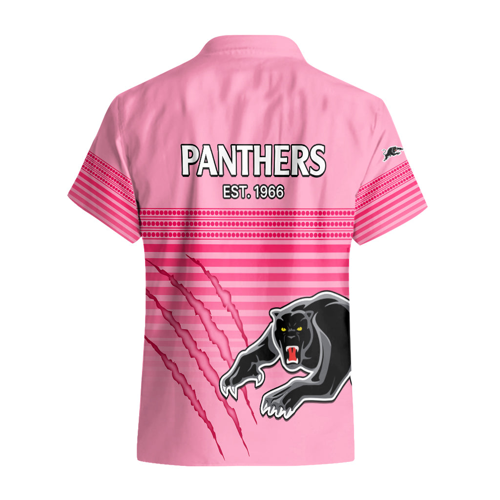 Penrith Panthers Rugby Hawaiian Shirt Authentic Permiers Pink Version 2023 - Vibe Hoodie Shop