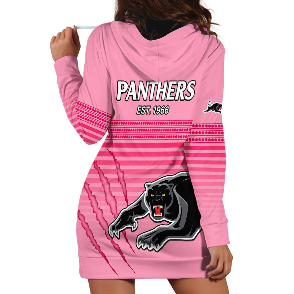 Penrith Panthers Rugby Hoodie Dress Authentic Permiers Pink Version 2023 - Vibe Hoodie Shop