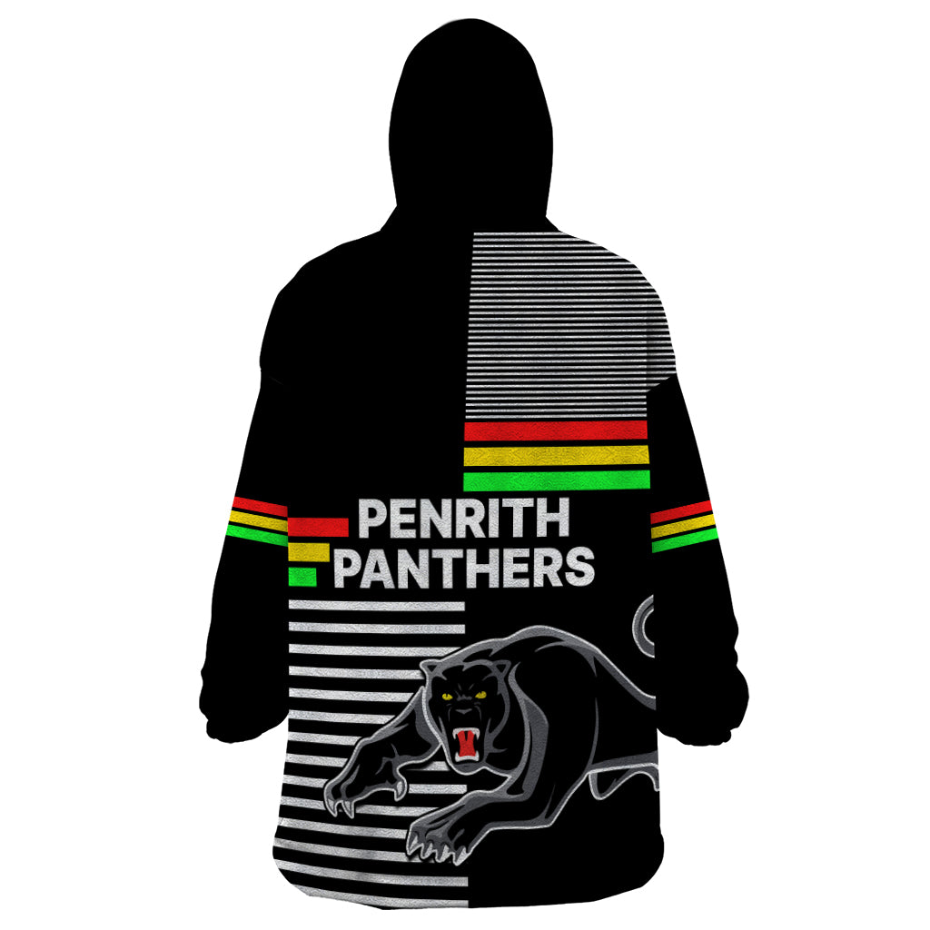 Penrith Panthers Rugby Wearable Blanket Hoodie Proud The Panthers Comeback - Vibe Hoodie Shop