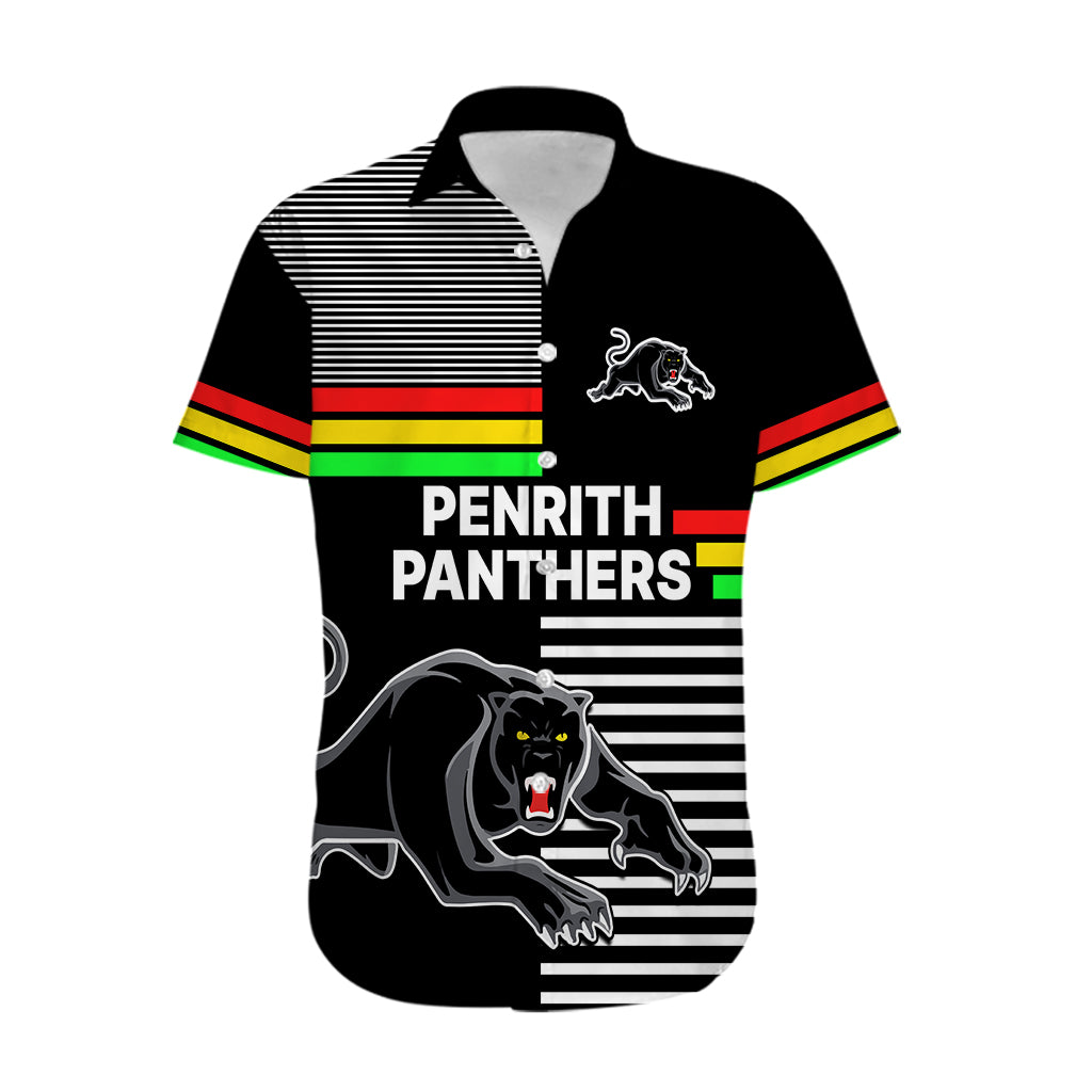 (Custom Text And Number) Penrith Panthers Rugby Hawaiian Shirt Proud The Panthers Comeback - Vibe Hoodie Shop