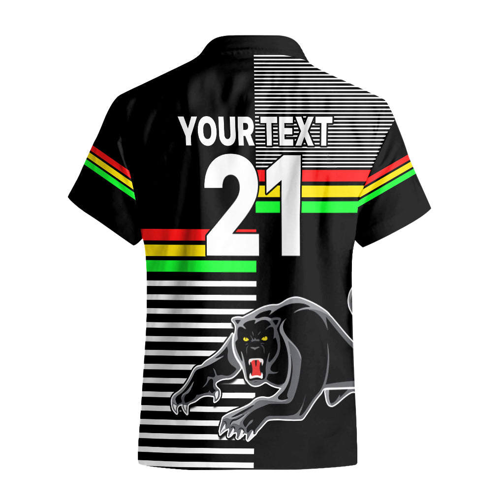 (Custom Text And Number) Penrith Panthers Rugby Hawaiian Shirt Proud The Panthers Comeback - Vibe Hoodie Shop