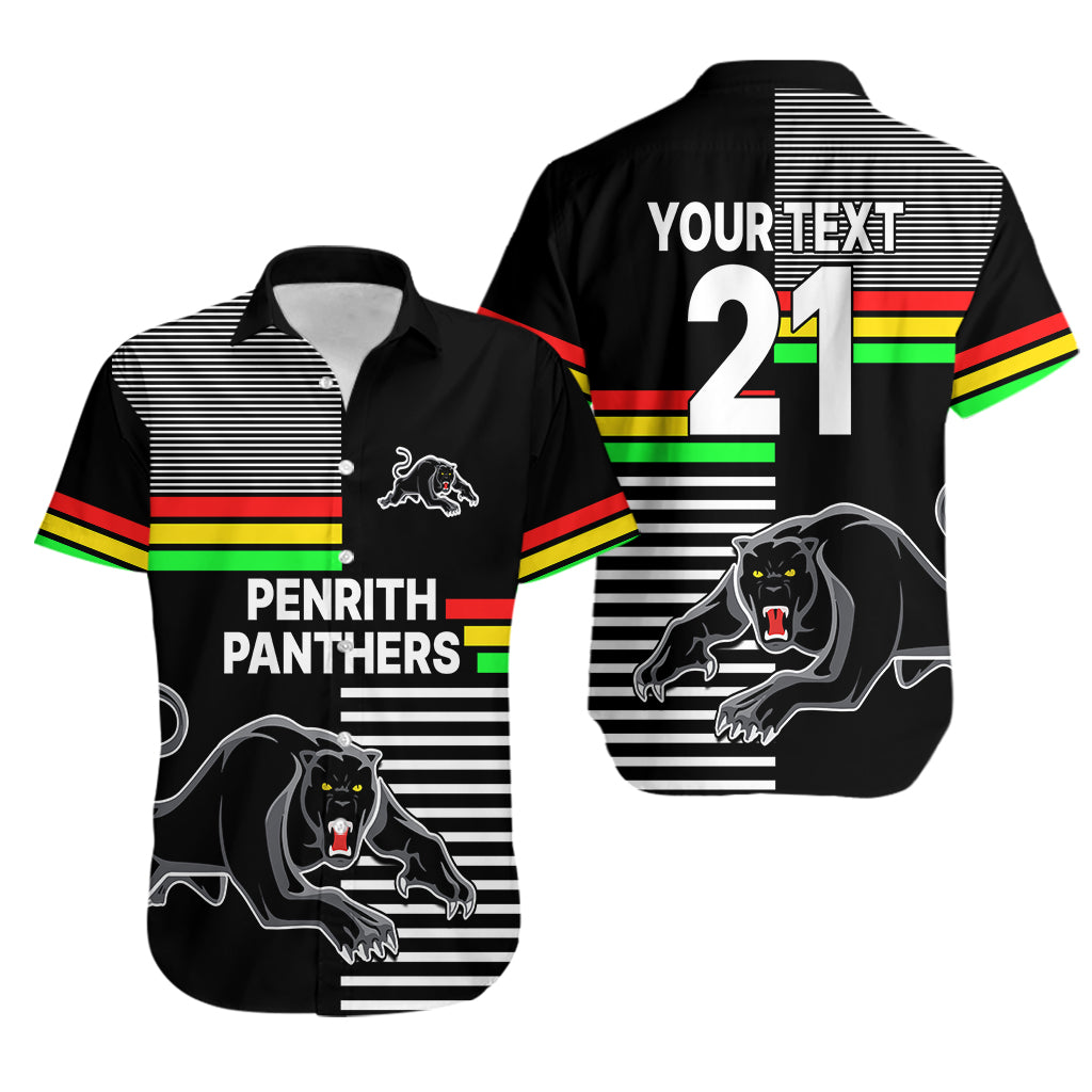 (Custom Text And Number) Penrith Panthers Rugby Hawaiian Shirt Proud The Panthers Comeback - Vibe Hoodie Shop