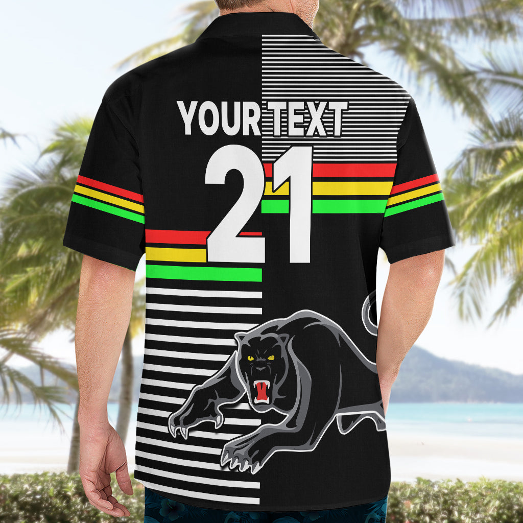 (Custom Text And Number) Penrith Panthers Rugby Hawaiian Shirt Proud The Panthers Comeback - Vibe Hoodie Shop