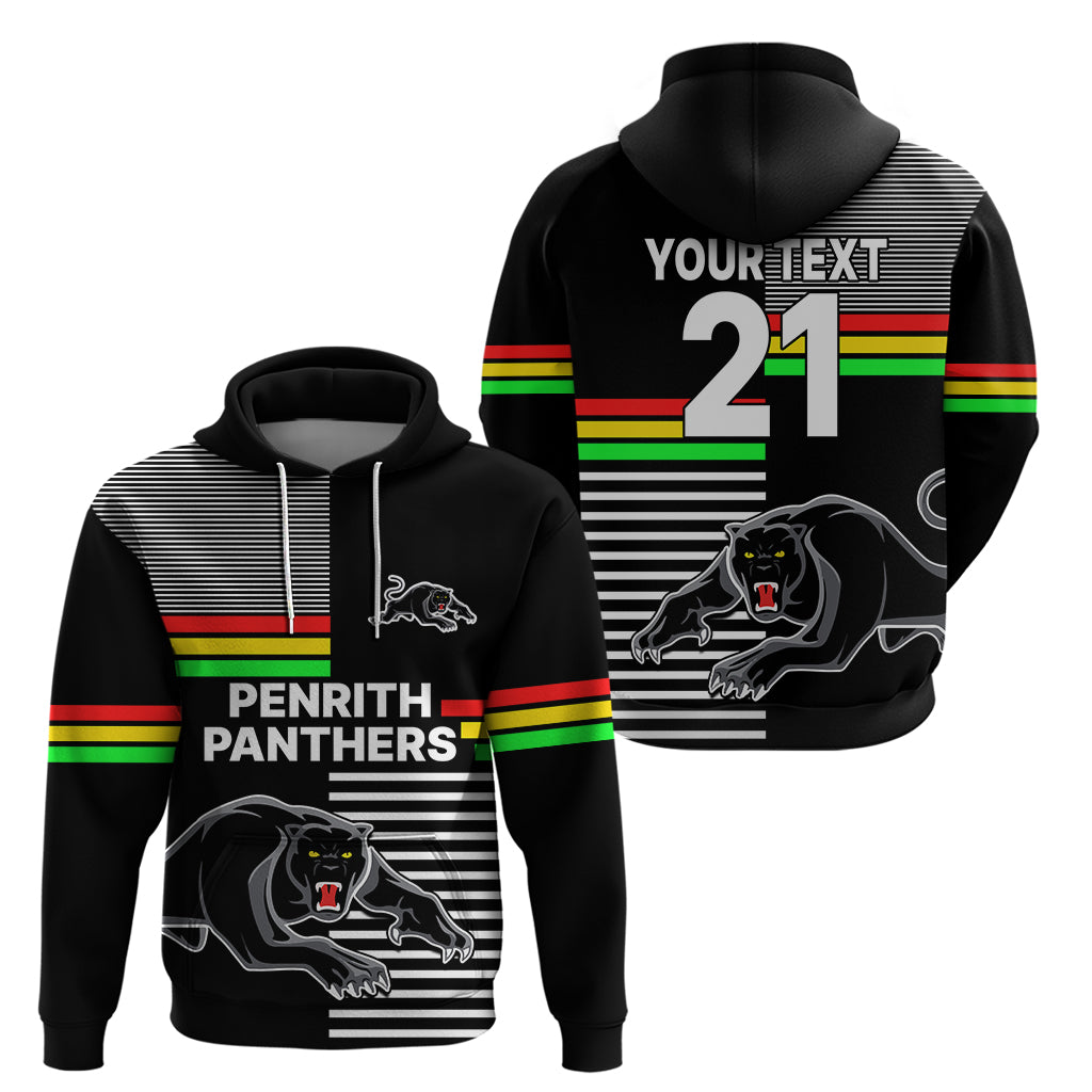 (Custom Text And Number) Penrith Panthers Rugby Hoodie Proud The Panthers Comeback LT9 - Vibe Hoodie Shop