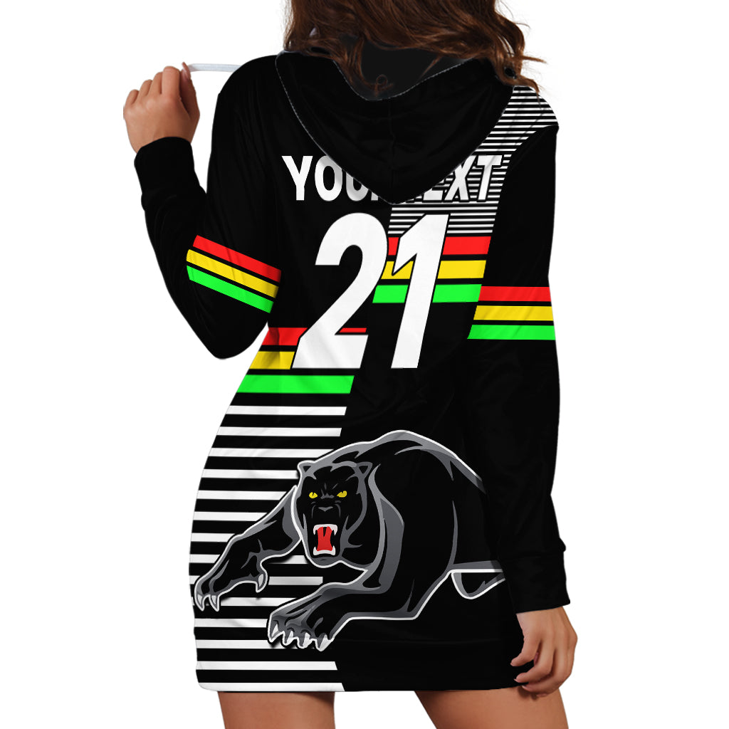 (Custom Text And Number) Penrith Panthers Rugby Hoodie Dress Proud The Panthers Comeback - Vibe Hoodie Shop